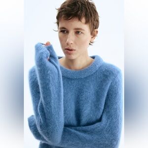 New H&M Mohair Blend Sweater